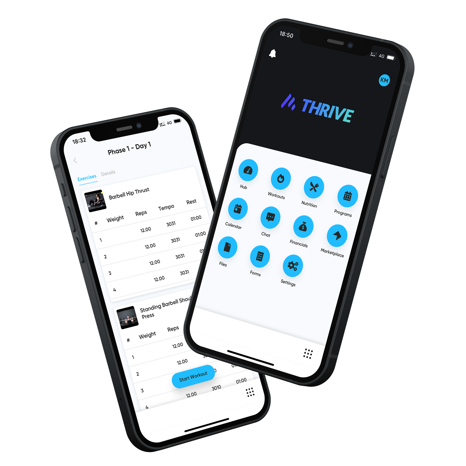 Thrive hub mobile app